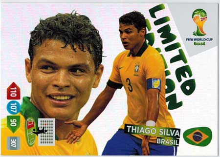XXL Limited Edition, 2014 Adrenalyn World Cup, Thiago Silva