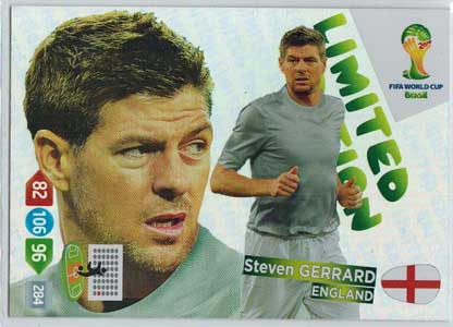 Limited Edition, 2014 Adrenalyn World Cup, Steven Gerrard