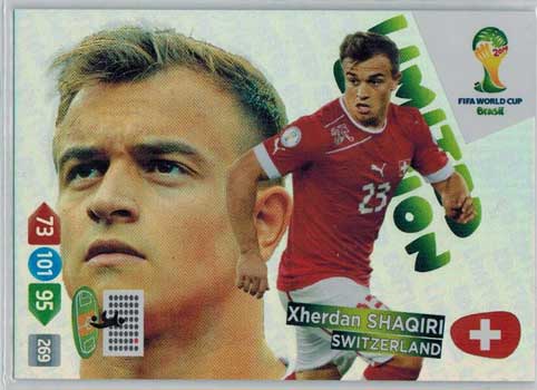 Limited Edition, 2014 Adrenalyn World Cup, Xherdan Shaqiri