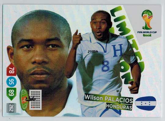Limited Edition, 2014 Adrenalyn World Cup, Wilson Palacios