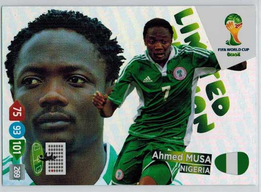 Limited Edition, 2014 Adrenalyn World Cup, Ahmed Musa