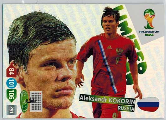 Limited Edition, 2014 Adrenalyn World Cup, Aleksandr Kokorin