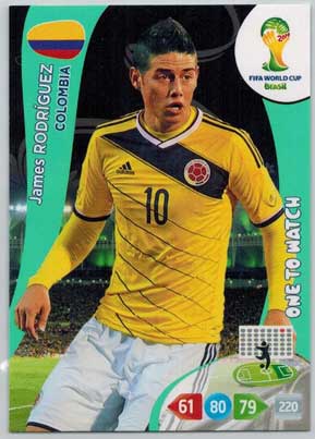 One to Watch, 2014 Adrenalyn World Cup #084 James Rodriguez