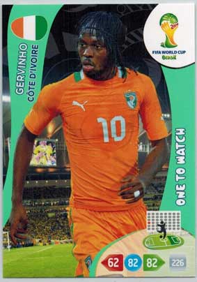 One to Watch, 2014 Adrenalyn World Cup #100 Gervinho