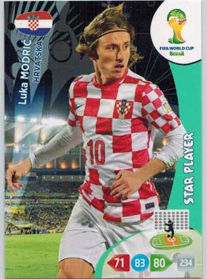 Star Player, 2014 Adrenalyn World Cup #197 Luka Modric