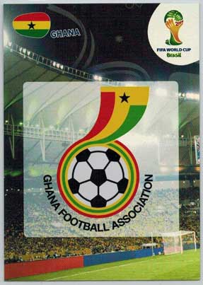 Teams Logos, 2014 Adrenalyn World Cup #169 Ghana