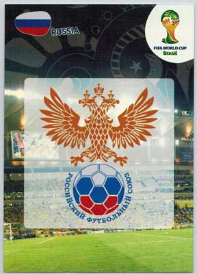 Teams Logos, 2014 Adrenalyn World Cup #280 Russia