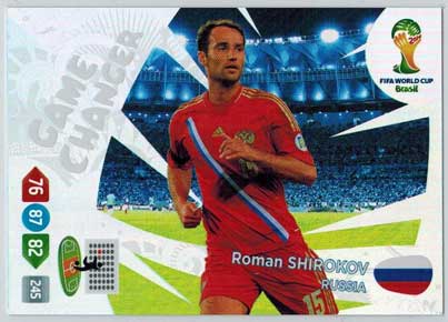 Game Changer, 2014 Adrenalyn World Cup #404 Roman Shirokov