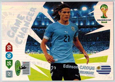 Game Changer, 2014 Adrenalyn World Cup #405 Edinson Cavani
