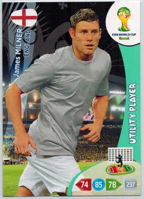 Utility Player, 2014 Adrenalyn World Cup #135 James Milner