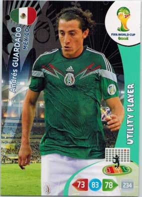 Utility Player, 2014 Adrenalyn World Cup #245 Andres Guardado