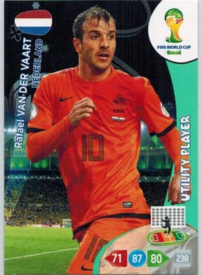 Utility Player, 2014 Adrenalyn World Cup #258 Rafael van der Vaert