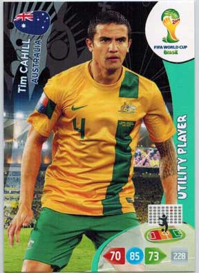 Utility Player, 2014 Adrenalyn World Cup #023 Tim Cahill