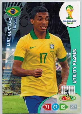Utility Player, 2014 Adrenalyn World Cup #053 Luiz Gustavo