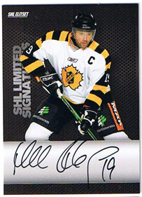 2008-09 SHL Limited Signatures s.2 #6 Mikael Renberg Skellefteå AIK /25