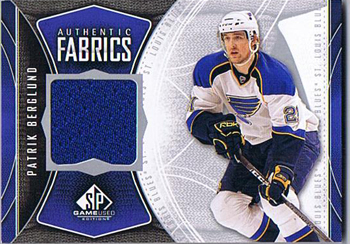 Patrik Berglund 2009-10 SP Game Used Authentic Fabrics #AFPB