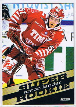 2010-11 SHL s.1 Super Rookies Limited #10 Anton Lander Timrå IK