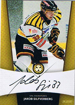 2010-11 SHL s.1 Signatures #02 Jakob Silfverberg, Brynäs IF 