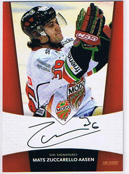 2010-11 SHL s.1 Signatures #10 Mats Zuccarello Aasen, MODO Hockey 