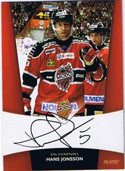 2010-11 SHL s.1 Signatures #11 Hans Jonsson, MODO Hockey 