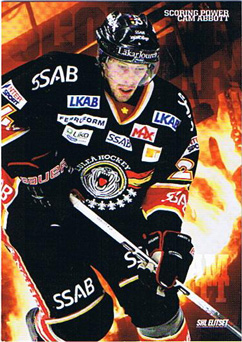 2010-11 SHL s.1 Scoring Power #08 Cam Abbott, Luleå Hockey