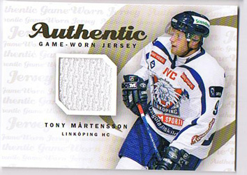 2006-07 SHL Jersey s.1 #1 Tony Mårtensson, Linköpings HC