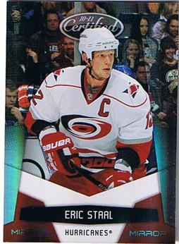 Eric Staal 2010-11 Certified Mirror Red #27 /250