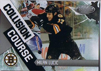 Milan Lucic 2010-11 Certified Collision Course #9 /500