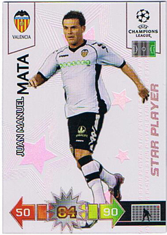 Star Player, 2010-11 Adrenalyn Champions League, Juan Manuel Mata
