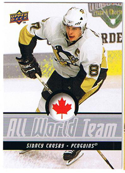 Sidney Crosby 2008-09 Upper Deck All-World Team #AWT1