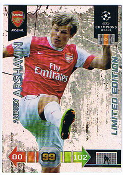 Limited Edition, 2010-11 Adrenalyn Champions League, Andrey Arshavin