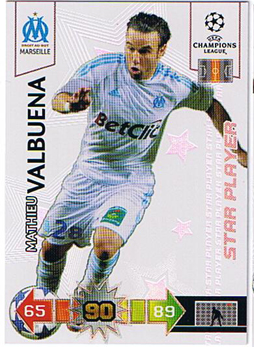 Star Player, 2010-11 Adrenalyn Champions League, Mathieu Valbuena