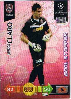 Goal Stopper, 2010-11 Adrenalyn Champions League, Nuno Claro