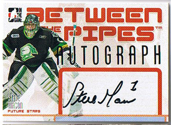 Steve Mason 2006-07 Between The Pipes Autographs #ASM