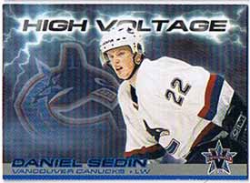 Daniel Sedin 2000-01 Vanguard High Voltage #34