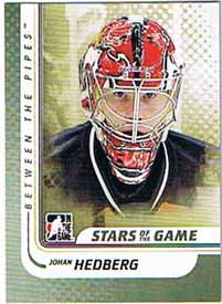 Johan Hedberg 2010-11 Betwen the pipes, stars of the game #111