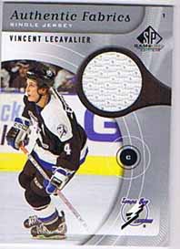 Vincent Lecavalier 2005-06 SP Game Used Authentic Fabrics #AFVL