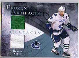 Henrik Sedin 2010-11 Artifacts Frozen Artifacts Blue #FAHS /35