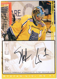 2002-03 SHL Signatures s.2 #6 Stefan Liv HV71