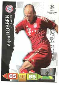 Star Player, 2011-12 Adrenalyn Champions League, Arjen Robben
