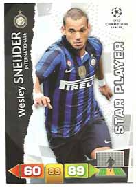 Star Player, 2011-12 Adrenalyn Champions League, Wesley Sneijder