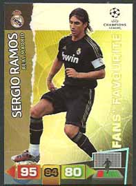 Fans Favourite, 2011-12 Adrenalyn Champions League, Sergio Ramos