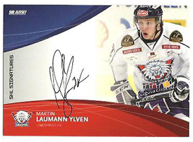 2011-12 SHL s.1 Signatures #14 Martin Laumann Ylven Linköping