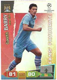 Fans Favourite, 2011-12 Adrenalyn Champions League, Gareth Barry