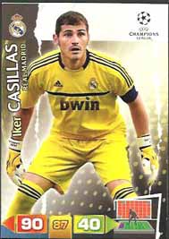 Grundkort Real Madrid, 2011-12 Adrenalyn Champions League, Iker Casillas