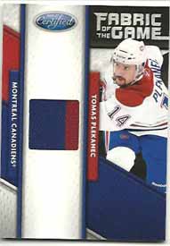 Tomas Plekanec 2011-12 Certified Fabric of the Game #81 /399