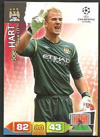 Grundkort Manchester City, 2011-12 Adrenalyn Champions League, Joe Hart