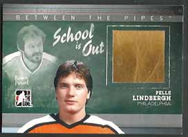 Pelle Lindbergh 2010-11 Between The Pipes School Is Out Jerseys Silver #SO03