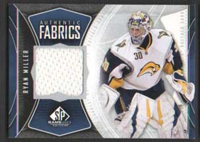 Ryan Miller 2009-10 SP Game Used Authentic Fabrics #AFRM 