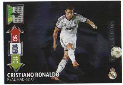 Limited Edition, 2012-13 Adrenalyn Champions League, Cristiano Ronaldo